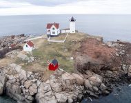Nubble Light from Above